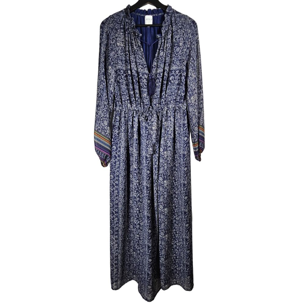 MISA Los Angeles Viscose Boho Maxi Dress